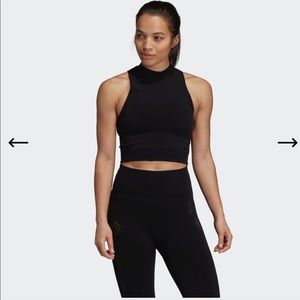 WANDERLUST WARP KNIT CROP TOP Medium